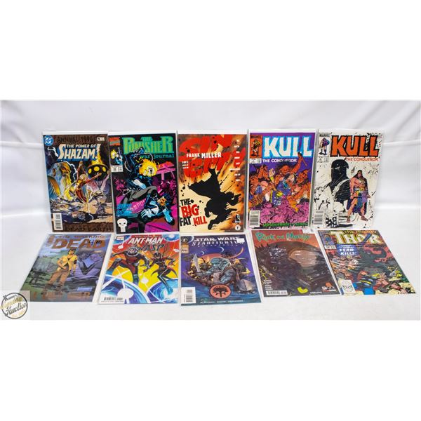 LO5 OF 10 COLLECTOR COMICS