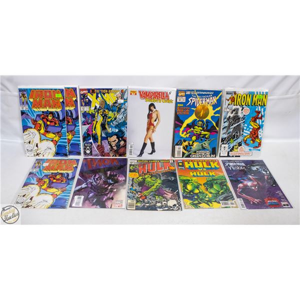 LOT OF 10 COLLECTOR COMICS