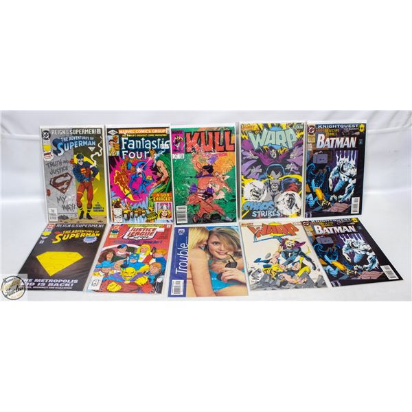 LOT OF 10 COLLECTOR COMICS