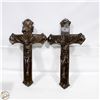 Image 1 : 2 HEAVY METAL CROSSES 16"