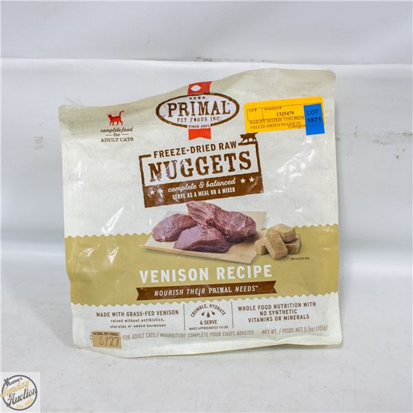 BAILIFF SEIZED: 155G PRIMAL FREEZE-DRIED NUGGETS