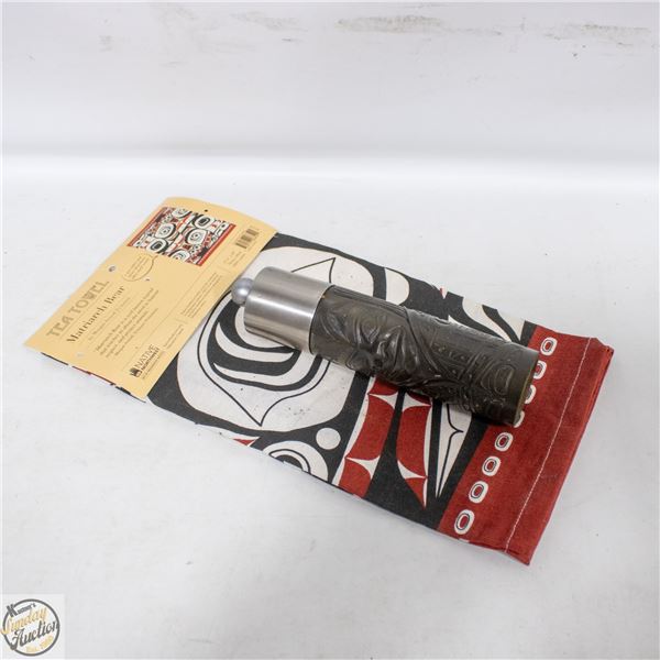 HAIDA TOTEM PEPPER GRINDER MILL +