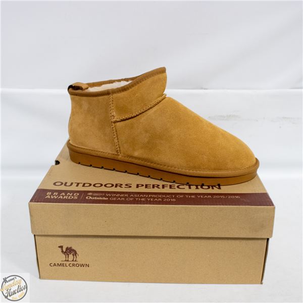 NEW MENS SIZE 47 CAMEL CROWN LINED BOOTS