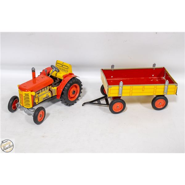 VINTAGE SCHYLLING TRACTOR & TRAILER