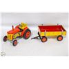Image 1 : VINTAGE SCHYLLING TRACTOR & TRAILER