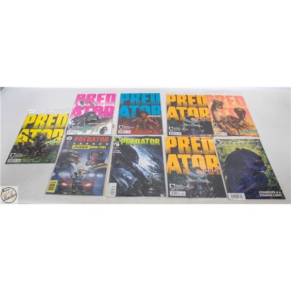 LOT OF PREDATOR COMICS - VARIOUS TIMELINES