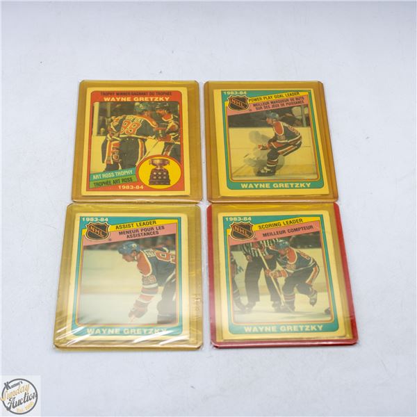 4X 1984 OPC WAYNE GRETZKY CARDS