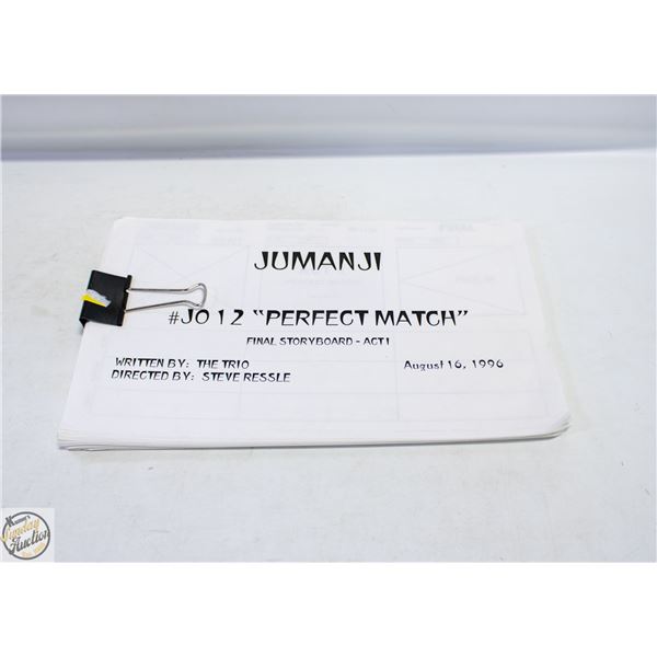 1996 JUMANJI STORYBOARD