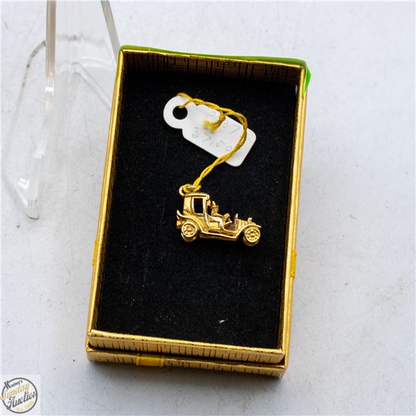 VINTAGE 9 CT GOLD CAR CHARM WEIGHT 4.20