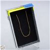 Image 1 : 10K GOLD ROPE CHAIN CHECKLACE STAMPED AJ