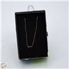 Image 1 : 10K GOLD 20" ROPE CHAIN NECKLACE STAMPED