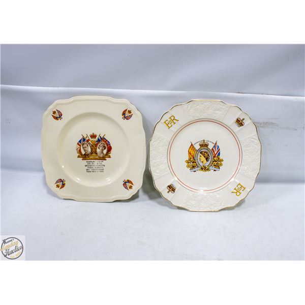 VINTAGE 1937 COMMEMORATIVE PLATE CELEBRATING THE