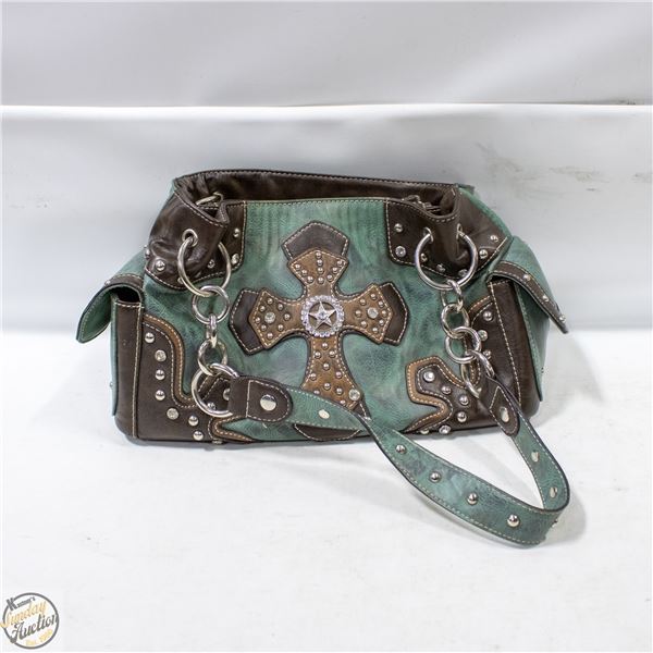 BLAZIN ROXX GREEN COUNTRY WESTERN PURSE