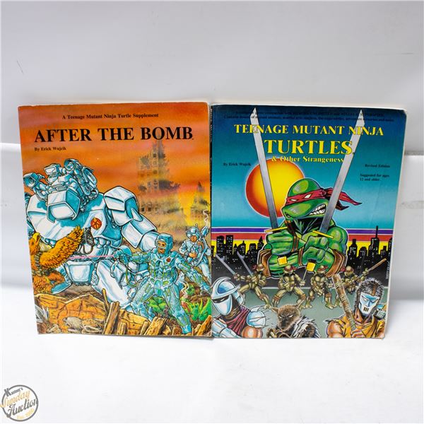 2 VINTAGE TEENAGE MUTANT TURTLES ROLE PLAYING