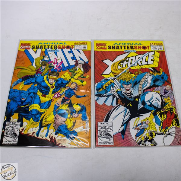 VINTAGE MARVEL ANNUAL SHATTERSHOT #1 PART 1 & 4