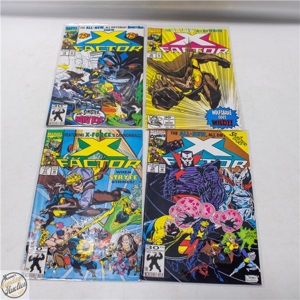 VINTAGE MARVEL X-FACTOR COMICS #75/76/77/78