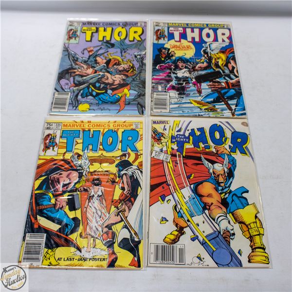 VINTAGE THE MIGHTY THOR COMIC BOOKS #332/333/335