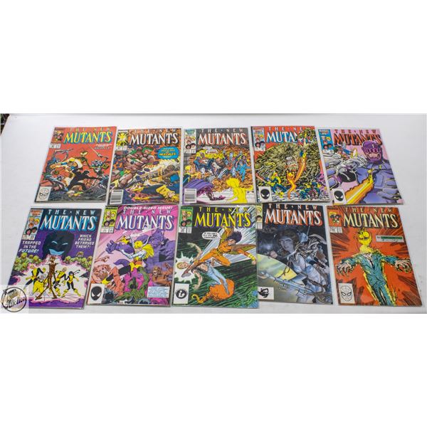 10 VINTAGE MARVEL  NEW MUTANTS COMICS