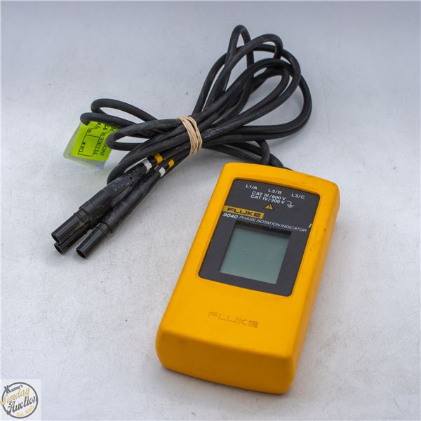 FLUKE 9040 3 PHASE ROTATION INDICATOR TESTER