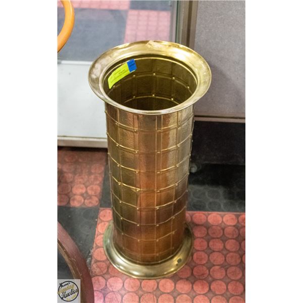 VINTAGE BRASS UMBRELLA STAND