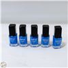Image 1 : LOT OF 5 NEW NAIL POLISH