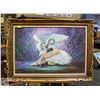 Image 1 : PAINTED INTERPRETATION OF "THE DYING SWAN" BY