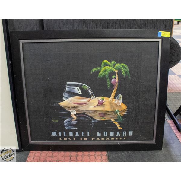 LOST IN PARADISE BY MICHAEL GODARD WALL DISPLAY