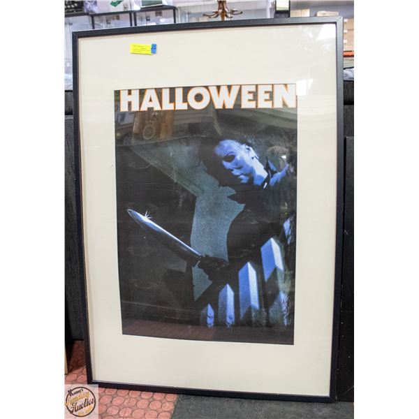 FRAMED HALLOWEEN MOVIE POSTER 28.75" X 40.75"