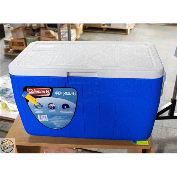 COLEMAN BLUE COOLER 45.4 LTR / 48 QTS