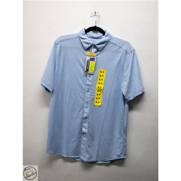NEW MENS FRANK & OAK MENS SMALL SHORT SLEEVE SHIRT