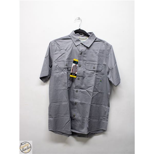 NEW SIERRA DESIGNS MEN'S SHORT SLEEVE BUTTON SHIRT
