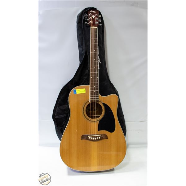 LYON BY WASHBURN PICK UP WITH SOFT CASE