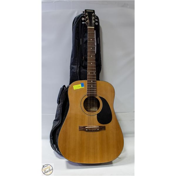 HONDO II ACOUSTIC NAT WITH SOFT CASE