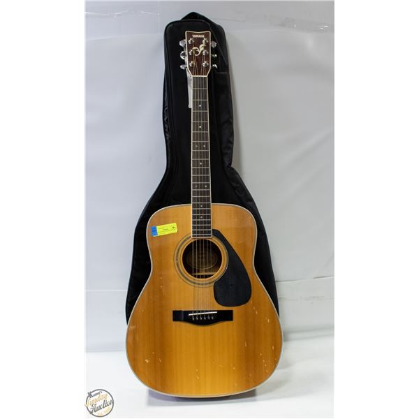 YAMAHA FG4415 ACOUSTIC NAT WITH SOFT CASE