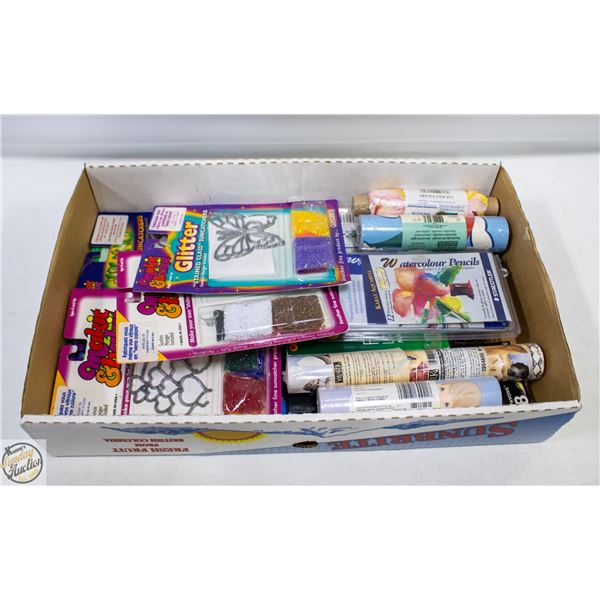 LOT OF VARIOUS CRAFT SUPPLIES