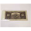Image 2 : 1937 $10 CANADIAN NOTE