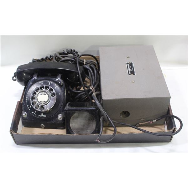 VINTAGE AUTOMATIC ELECTRIC ROTARY TELEPHONE