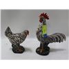 Image 1 : LOT OF 2 VINTAGE CERAMIC ROOSTERS