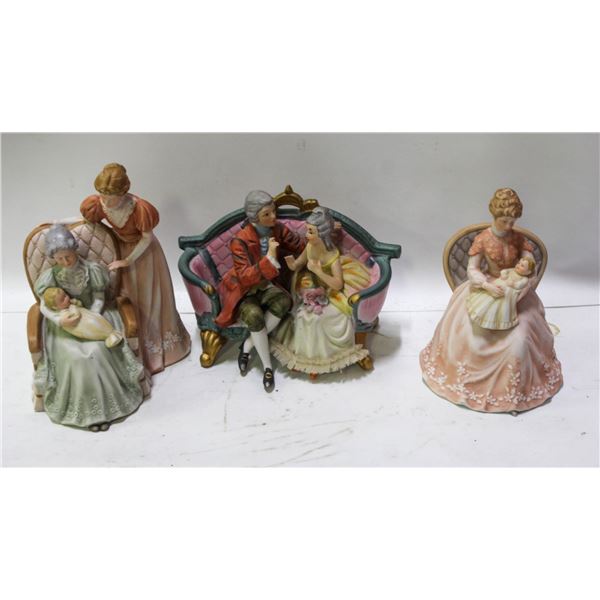 LOT OF 3 TREASURED MEMORIES FIGURINES