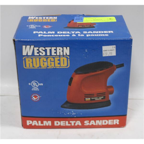 WESTERN RUGGED PALM DETAIL SANDER