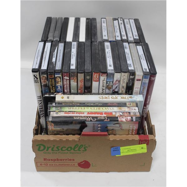 LOT OF VARIOUS DVDS