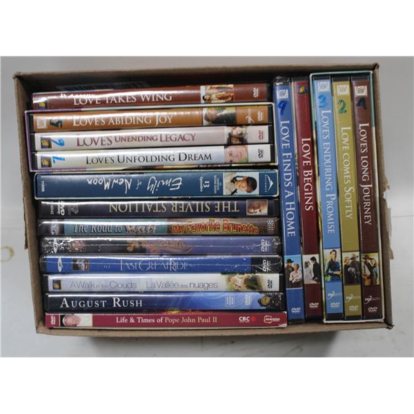 LOT OF VARIOUS DVDS