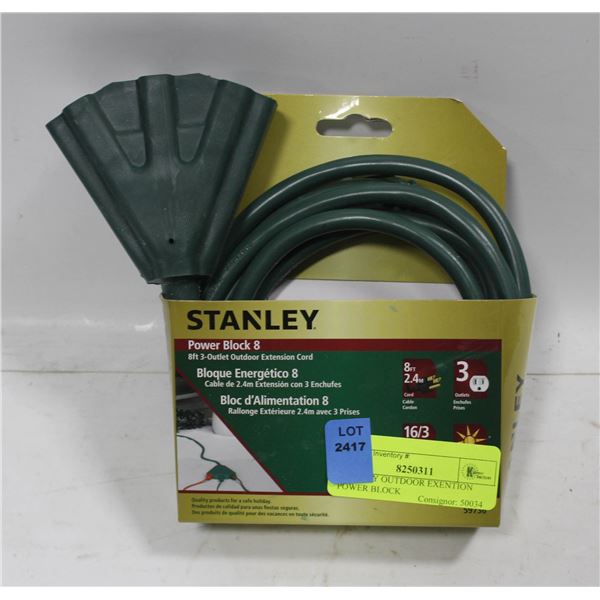 STANLEY OUTDOOR EXENTION POWER BLOCK