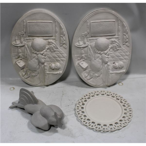 LOT OF UNFINISHED CERAMICS