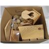 Image 1 : LOT OF BLANK WOOD CRAFTS