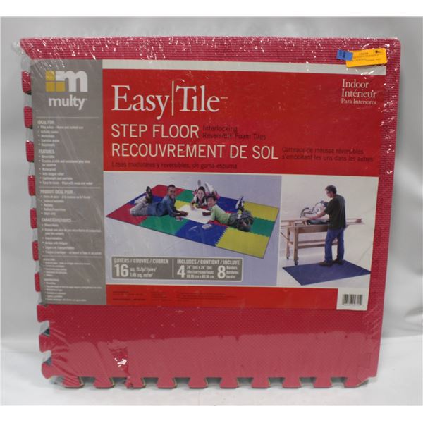 EASY TILE STEP PUZZLE MATS 4 TILES & 8 BORDERS
