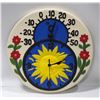 Image 1 : CERAMIC SUN CLOCK 12"