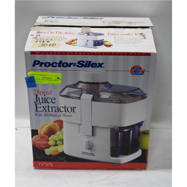 PROCTOR SILEX 2 SPEED JUICE EXTRACTOR
