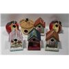 Image 1 : LOT OF VARIOUS TYPE BIRD HOUSES