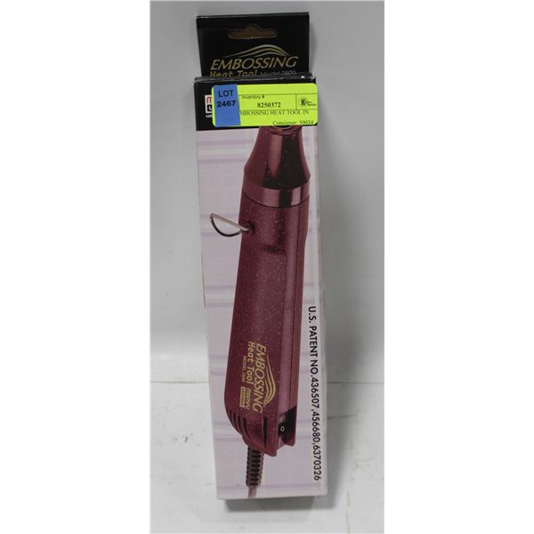 PINK EMBOSSING HEAT TOOL IN BOX
